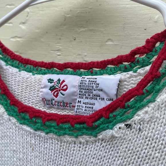 Super ugly Christmas sweater. Women’s medium. Men’s small. Vintage. Tree - Picture 5 of 5